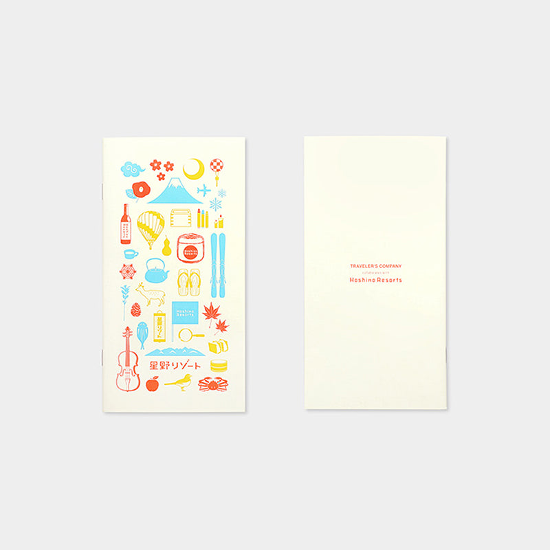 In Stock Hoshino Resorts Limited Edition TRAVELER'S Notebook Collaboration Leather Cover, Refill, Stickers