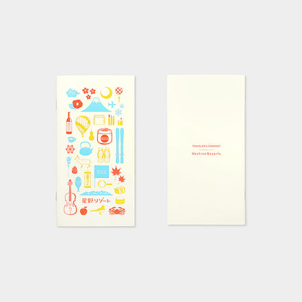 In Stock Hoshino Resorts Limited Edition TRAVELER'S Notebook Collaboration Leather Cover, Refill, Stickers
