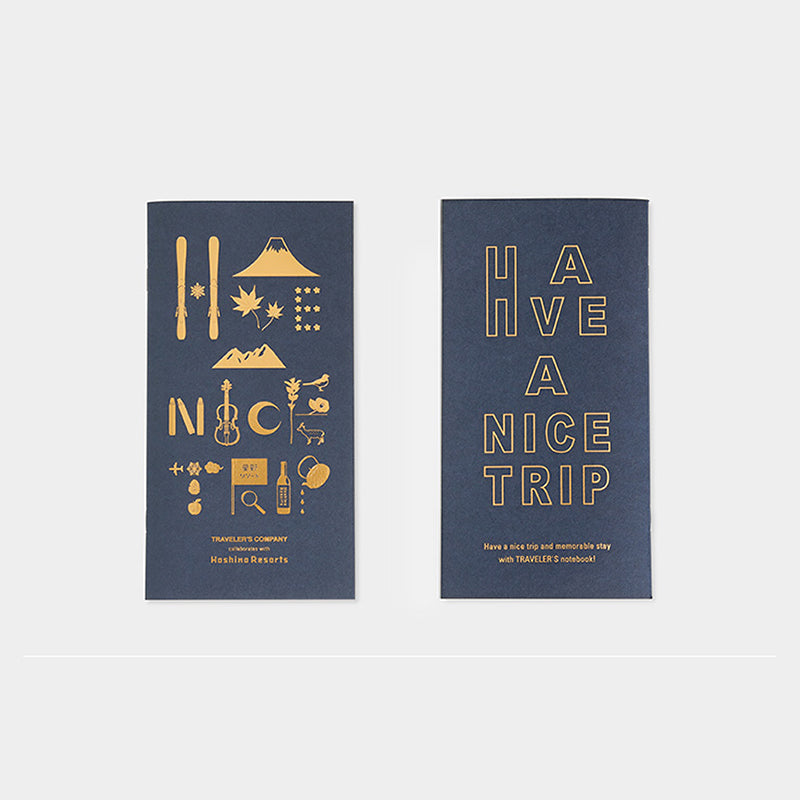 In Stock Hoshino Resorts Limited Edition TRAVELER'S Notebook Collaboration Leather Cover, Refill, Stickers