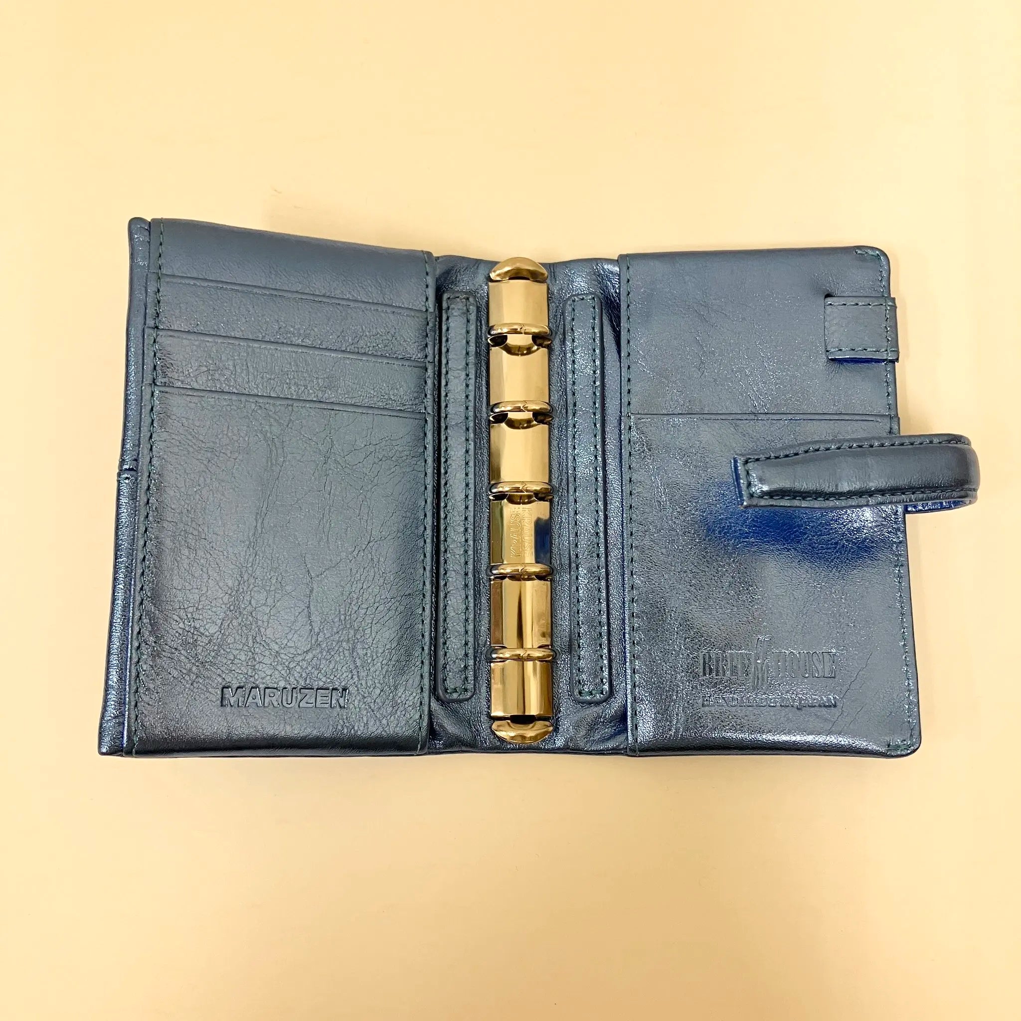 【In Stock】Maruzen Bookstore Exclusive BRIT HOUSE Cocktail Series M5 Five Champagne Shades Sheepskin Leather Planner