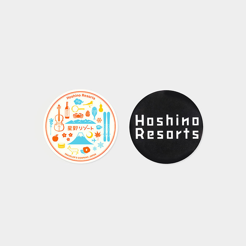 In Stock Hoshino Resorts Limited Edition TRAVELER'S Notebook Collaboration Leather Cover, Refill, Stickers