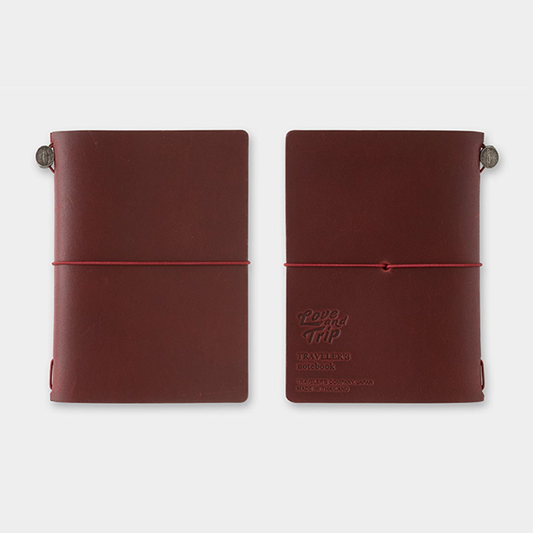 In Stock 2025 Love & Trip Limited Edition TN Red Leather Notebook & Refill