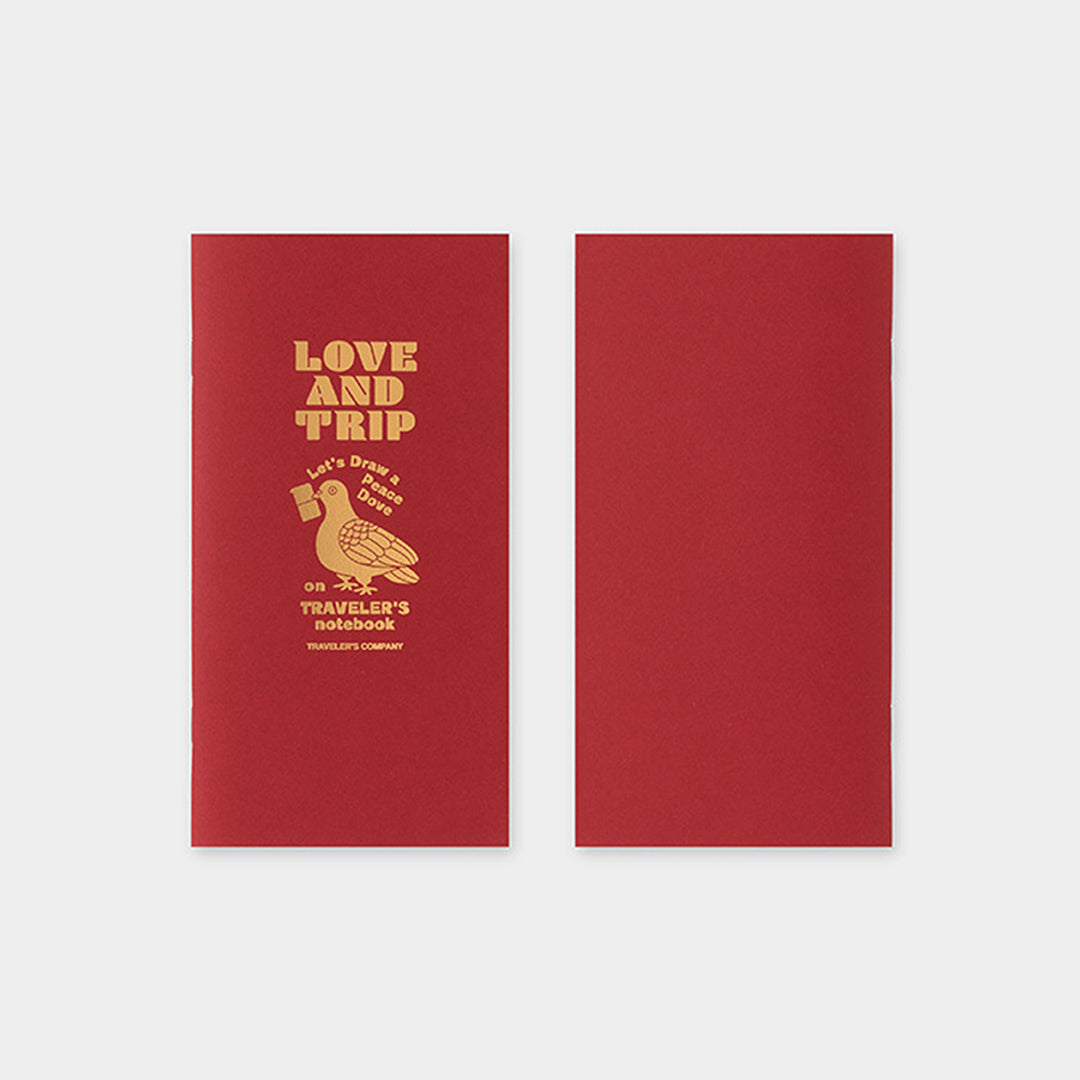 In Stock 2025 Love & Trip Limited Edition TN Red Leather Notebook & Refill