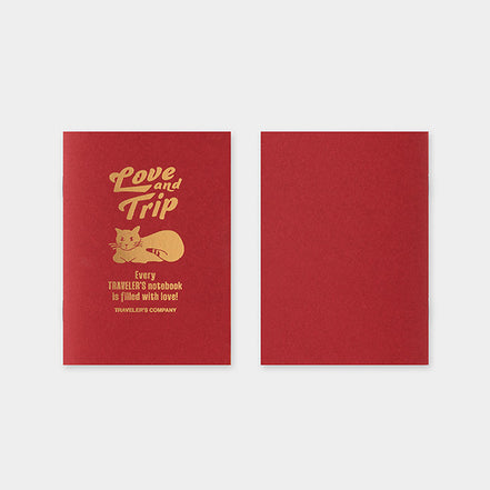 In Stock 2025 Love & Trip Limited Edition TN Red Leather Notebook & Refill