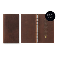 In Stock Plotter Made in Japan Pueblo M6/A6 Light Brown Vegetable-Tanned Leather Notebook Regular Model