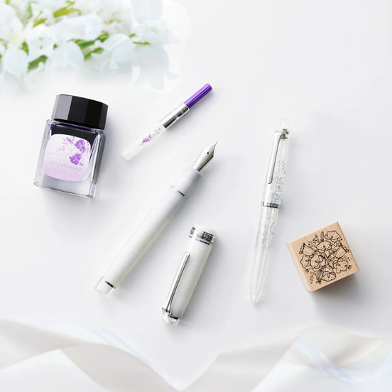 In Stock |5th anniversaryCommemorative edition with steel rod Campanula5th Anniversary Professional Gear Fountain Pen Campanula