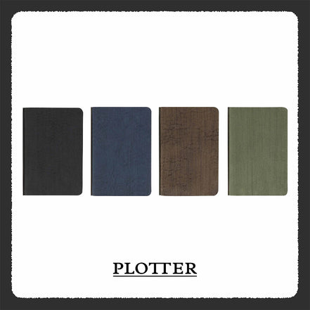 In Stock Plotter Limited Edition M5/M6/A6 Notebook Black/Navy/Brown/Green Horse Hair Collection Vegetable-Tanned Leather Binder
