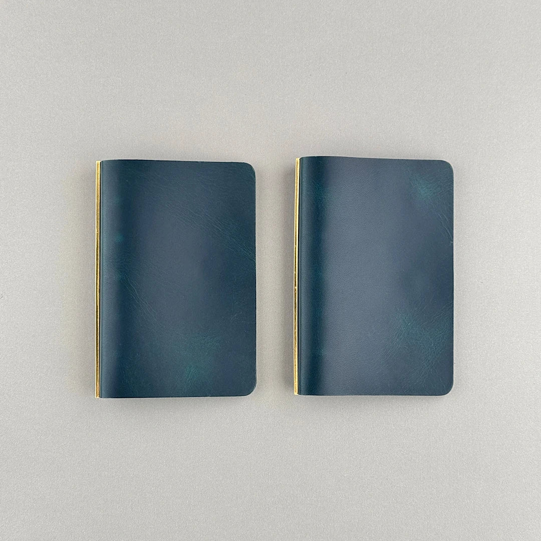 【In Stock】Plotter Official Store Exclusive M5 Blue Ring Notebook, Pelcera Waxed Leather
