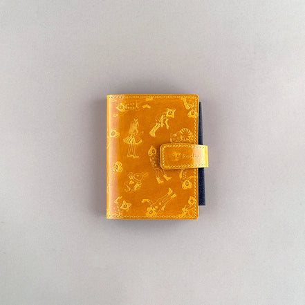 In Stock 2025 Itoya Agenda Salon Limited ASHFORD M5 Alice Button Italian Leather Notebook