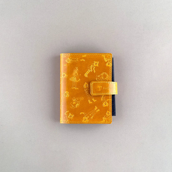 In Stock 2025 Itoya Agenda Salon Limited ASHFORD M5 Alice Button Italian Leather Notebook