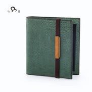 In Stock Shinari Limited Edition Green M5 Bi-Fold Brown Band Leather Notebook Ring Size 13mm