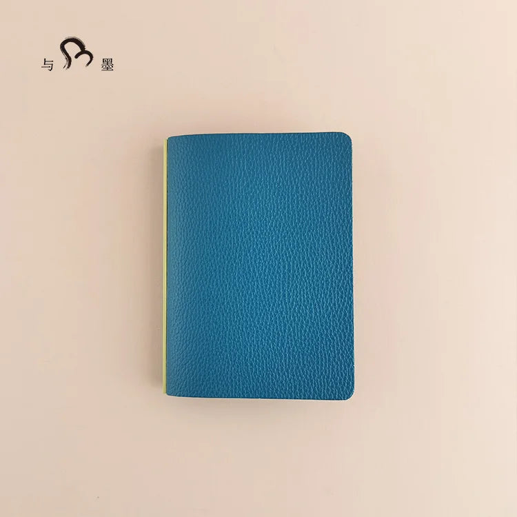 In Stock Plotter Limited Edition Shrink M6 Blue Litchi Grain Leather Notebook