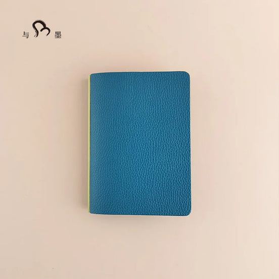In Stock Plotter Limited Edition Shrink M6 Blue Litchi Grain Leather Notebook