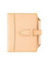 KNOX Limited M6 Tri-Fold Full Leather Planner, Black & Nude, 16mm Ring