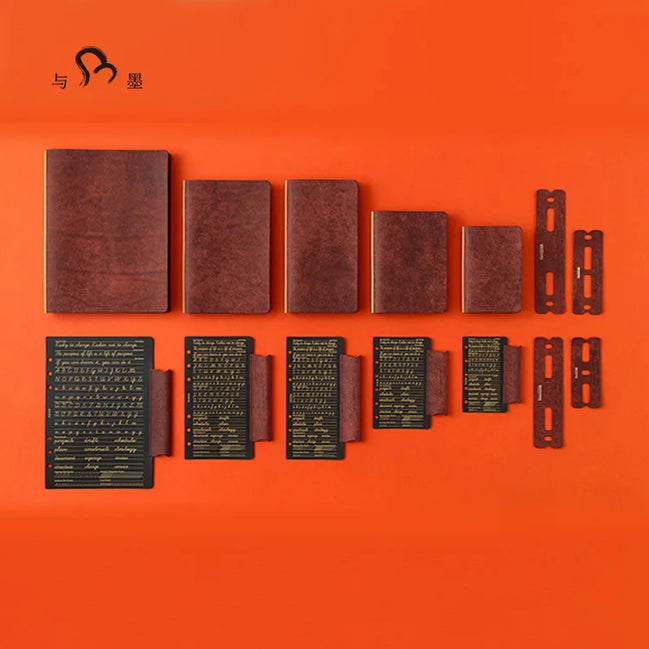 In Stock Japan Plotter 9th Anniversary Official Flagship Store Limited Pueblo "Polopolo" Vegetable-Tanned Cowhide Notebook M5/M6 Accessory Gift Set – Out of Print