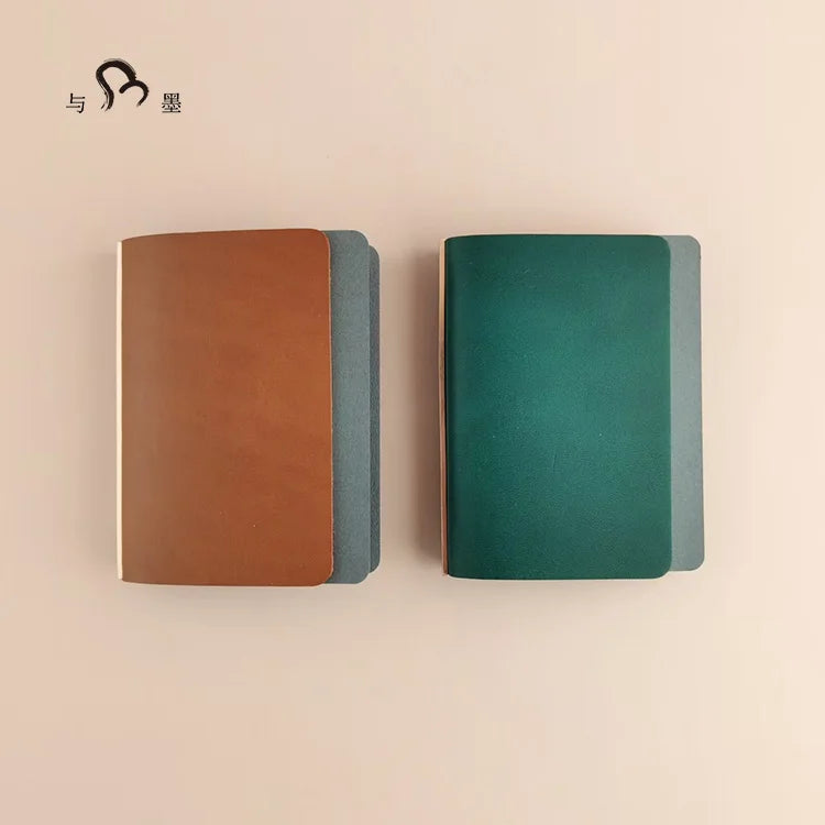 In Stock Plotter Limited Edition Liscio M5 Blue / Brown Smooth Leather Notebook