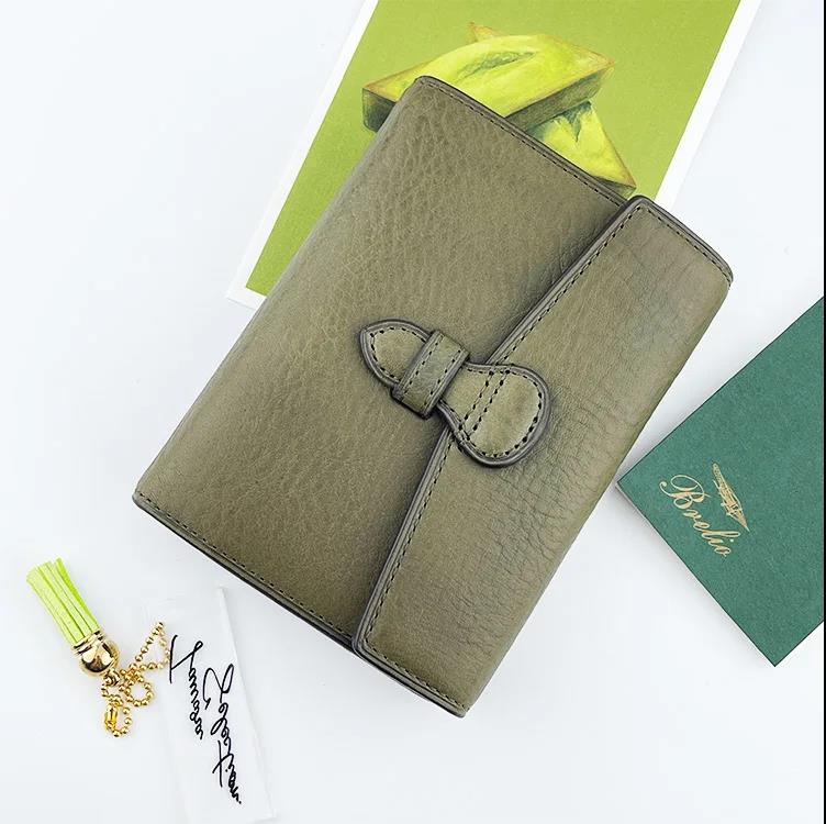 Brelio × Nagasawa Limited Edition Notebook 2024, Matcha Canelé, M5/M6 Tri-Fold with Snap Fastener