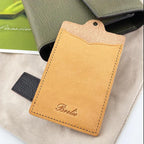 Brelio × Nagasawa Limited Edition Notebook 2024, Matcha Canelé, M5/M6 Tri-Fold with Snap Fastener