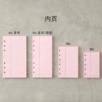 Knox Limited Edition Refill - A6 Bible/A6 Slim Bible/M6/M5 Loose-leaf Planner Inserts with Gilded Index Dividers