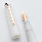 Nagasawa White Porcelain, China Exclusive, 21K Gold, Weather Vane Rooster Engraving, Sailor Fountain Pen