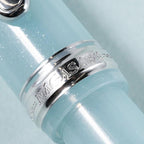 NAGASAWA Exclusive Kobe Special Series Vol.1 - Refreshing Soda 14K Gold Platinum Fountain Pen with Weather Vane Rooster Engraving