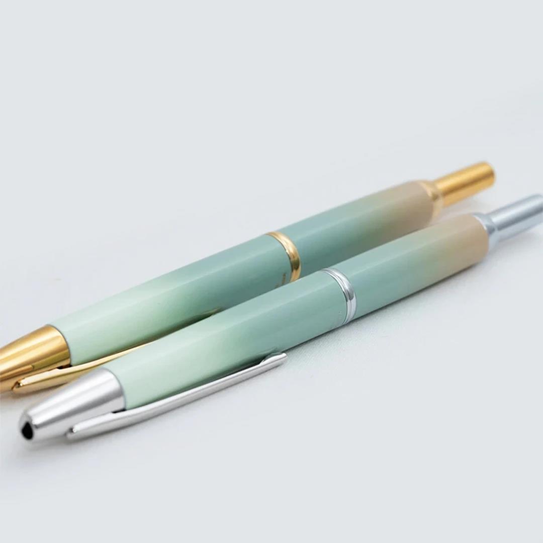 NAGASAWA Limited Edition: Higashi-Kawasaki Harbor Mint Green 18K Gold Retractable Fountain Pen