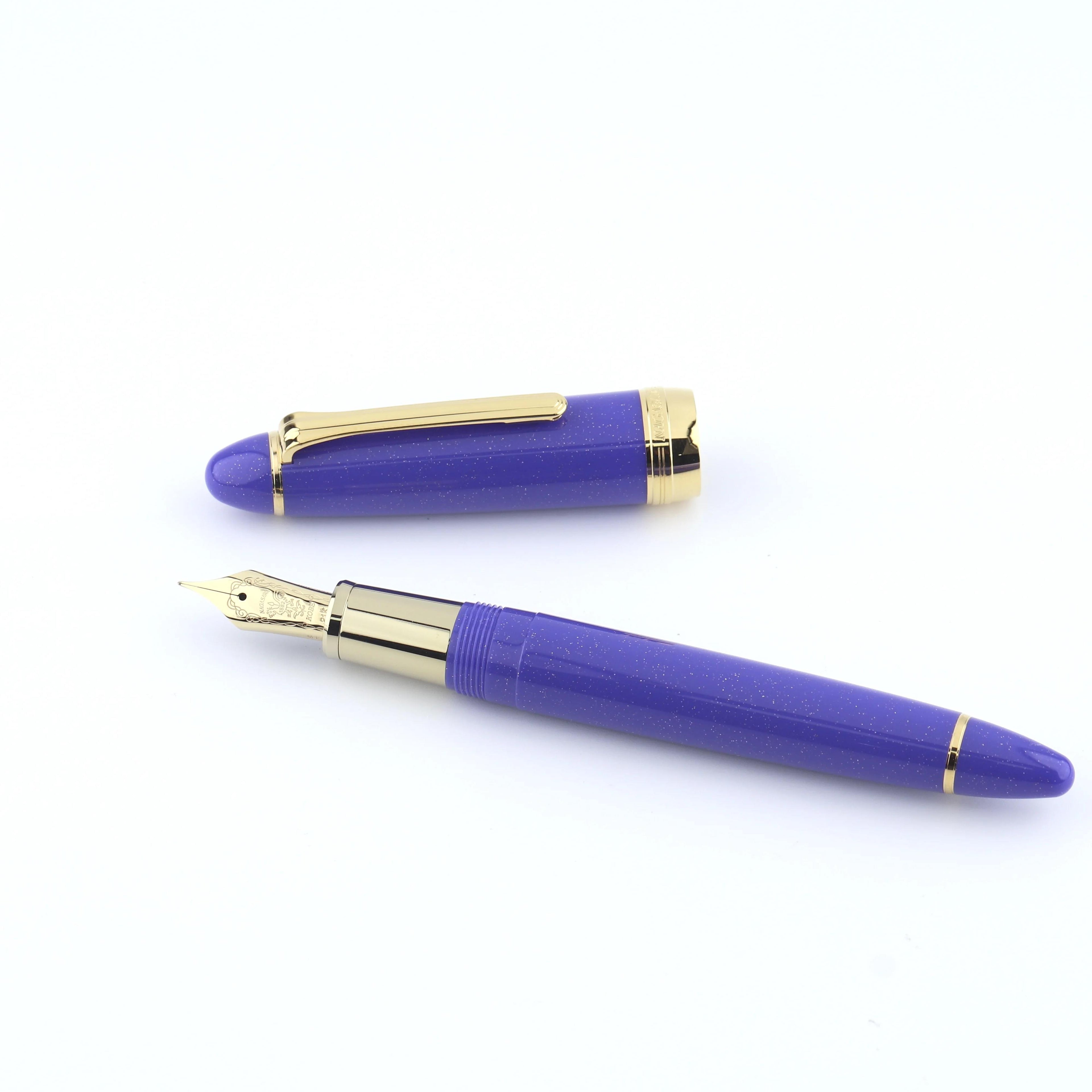NAGASAWA Exclusive, Kyoto Town Blue, Large Size 21K, Low Center of Gravity, Sailor Fountain Pen
