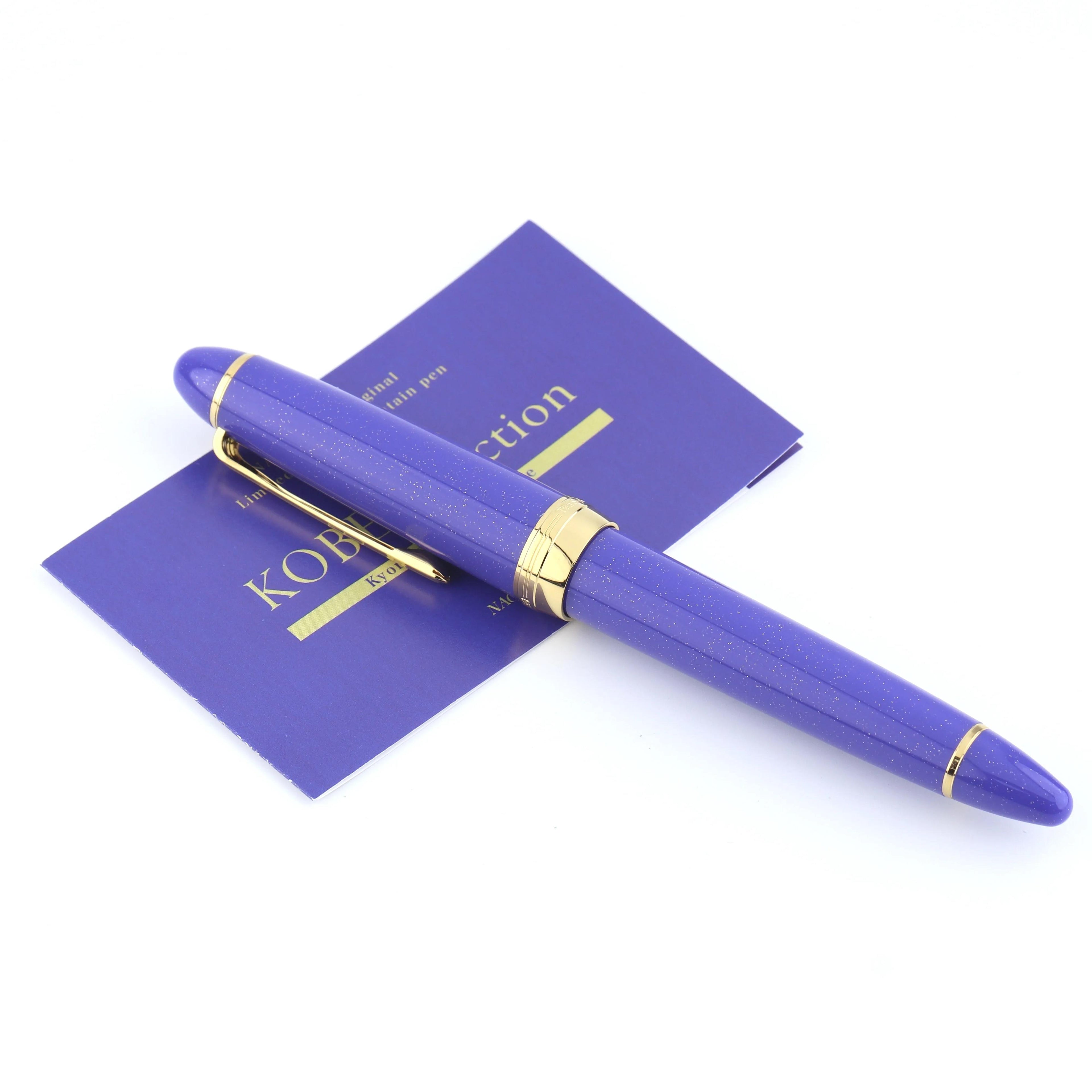 NAGASAWA Exclusive, Kyoto Town Blue, Large Size 21K, Low Center of Gravity, Sailor Fountain Pen