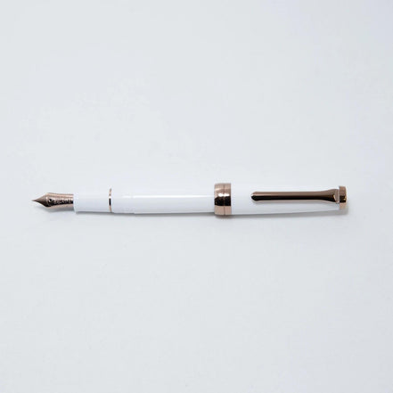 NAGASAWA Exclusive My Fountain Pen S2 ODYSSEY Snow White 14K Gold Sailor Pen, Weather Vane Engraved