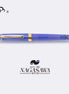 Nagasawa Exclusive Rokko Hydrangea, 14K Gold Platinum Fountain Pen with Weather Vane Engraving