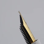 Yukio Nagahara Modified Nib, Pearl White Torpedo 21K Gold, Vintage 1911, Full Gold Nib, Sailor Fountain Pen