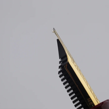 Yukio Nagahara Modified Nib, Pearl White Torpedo 21K Gold, Vintage 1911, Full Gold Nib, Sailor Fountain Pen