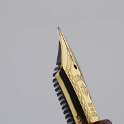 Yukio Nagahara Modified Nib, Pearl White Torpedo 21K Gold, Vintage 1911, Full Gold Nib, Sailor Fountain Pen