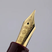 Yukio Nagahara Modified Nib, Pearl White Torpedo 21K Gold, Vintage 1911, Full Gold Nib, Sailor Fountain Pen