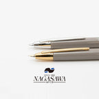 Nagasawa Exclusive Coastal Gray, 18K Gold Pilot Retractable Fountain Pen