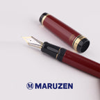 Maruzen Exclusive Akane Vermilion Pilot URUSHI No.30 18K Gold Fountain Pen