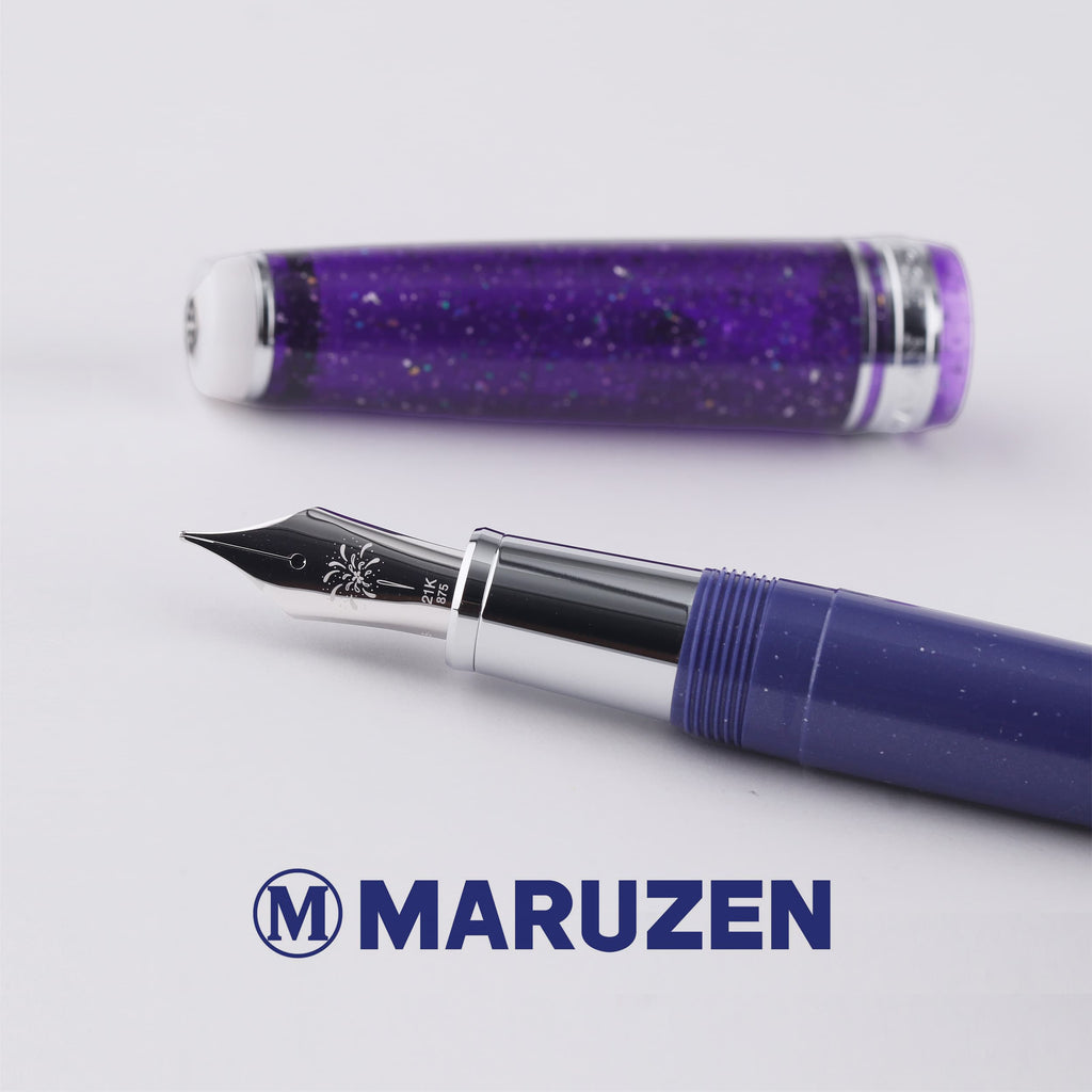 Maruzen Exclusive Natsu Hanabi 21K Gold Low Center of Gravity Fountain Pen