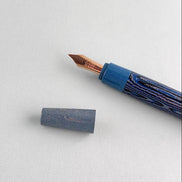 Eboya 14K Gold Fountain Pen, Limited-Edition Chōsō Color, Ebonite Body, 木笛 KOBUE