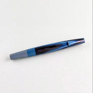 Eboya 14K Gold Fountain Pen, 木笛 KOBUE, Limited-Edition Blue Block, Ebonite Body
