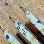 Eboya Shoumokuya 2025 Maruzen Pen Show Exclusive Flute-shaped Retro Hard Rubber 14K Gold Fountain Pen