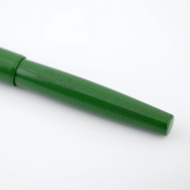Eboya 棗 NATSUME M-Shape Limited Edition Green Hard Rubber 14K Gold Fountain Pen