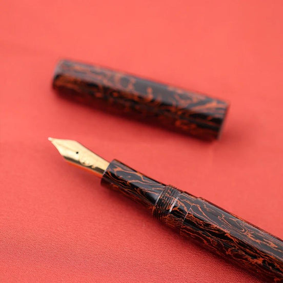 Eboya 方舟 HAKOBUNE S Standard Color Twilight Hard Rubber 14K Gold Fountain Pen
