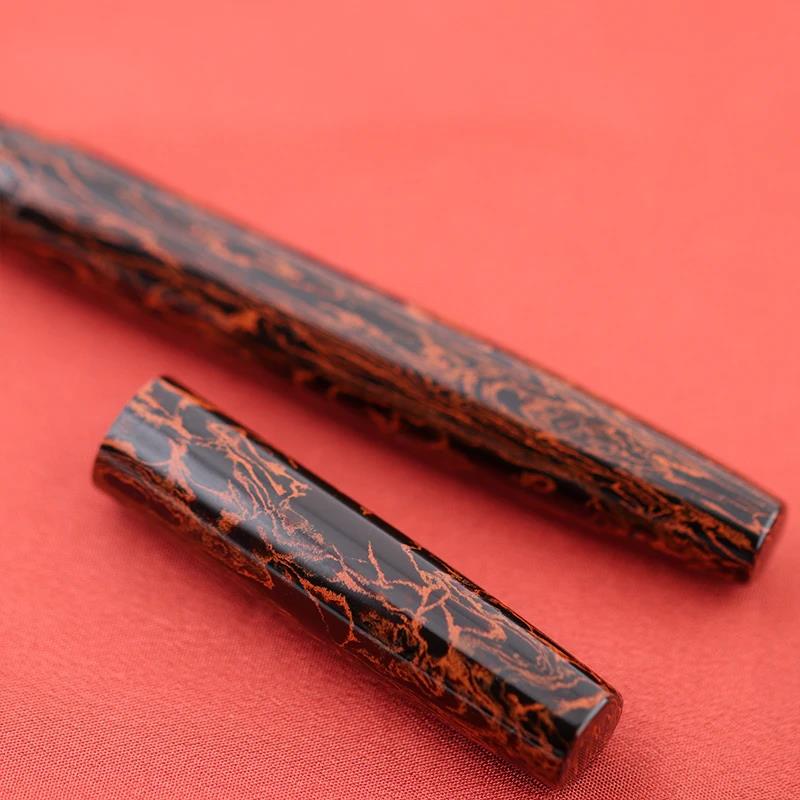 Eboya Shoumokuya Ark S Standard Color Twilight Hard Rubber 14K Gold Fountain Pen