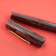Eboya 棗 NATSUME M Standard Color Twilight Hard Rubber 14K Gold Fountain Pen