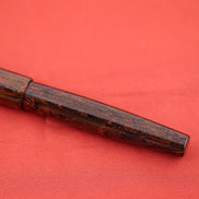 Eboya 棗 NATSUME M Standard Color Twilight Hard Rubber 14K Gold Fountain Pen