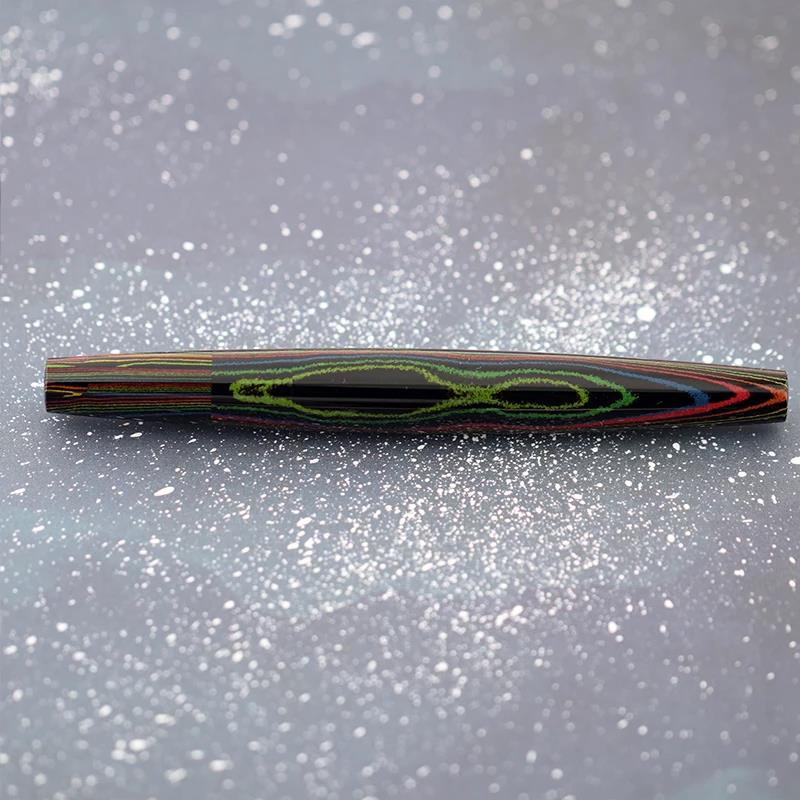 Eboya Shoumokuya Ark/Gaia/Mokute M/L Limited Color Aurora Hard Rubber 14K Gold Fountain Pen