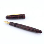 Eboya Emuya Hōju/Natsume Model - Exclusive Sakura Glow Shade: Hard Rubber Fountain Pen with 14K Gold Nib