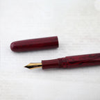 Eboya Emuya Mengya/Ark M Model - Exclusive Russet Pattern Shade: Hard Rubber Fountain Pen with 14K Gold Nib