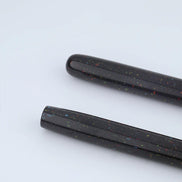 Eboya Emuya 萌芽 HOUGA / 方舟 HAKOBUNE M Model - Exclusive Hanabi Pattern Edition: Hard Rubber Fountain Pen with 14K Gold Nib