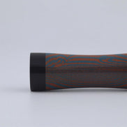 Eboya Emuya NALU Model - Exclusive Aqua Orange & Black Shade: Hard Rubber Fountain Pen with 14K Gold Nib